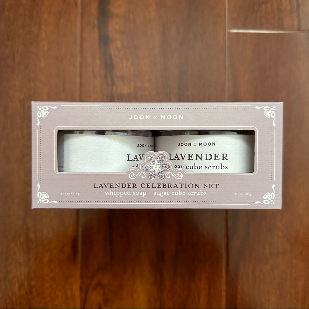 🆕 Joon x Moon Lavender Whipped Soap & Sugar Cube Scrubs Celebration Set